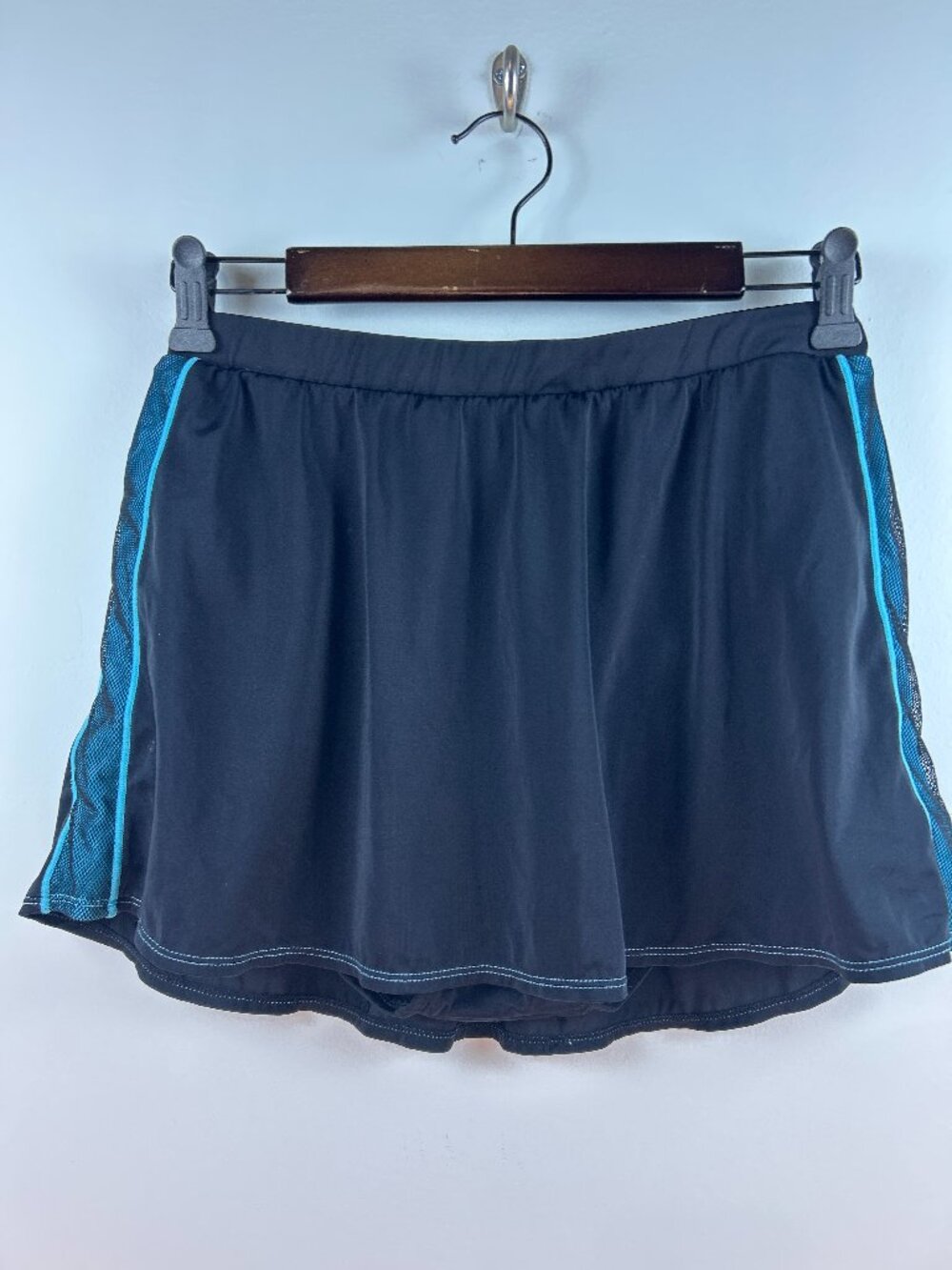 Cazinvi Navy Blue Athletic Tennis Golf Skort Built-In Shorts Size 16 Teen